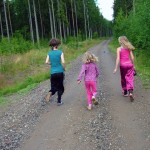 children exercise healthy happy