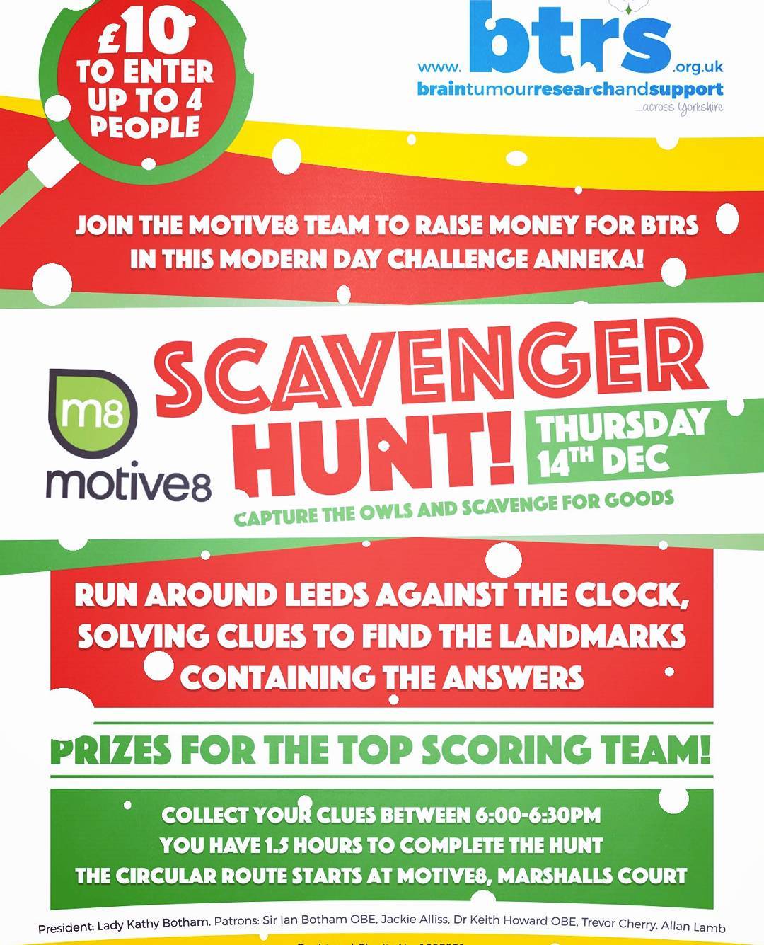 It’s not too late to enter!!! Prizes to be won. #scavengerhunt #prizes #againsttheclock  #leedsowls #leedsblueplaquescheme #blueplaques #Leeds #clues #teamevent #christmasfun