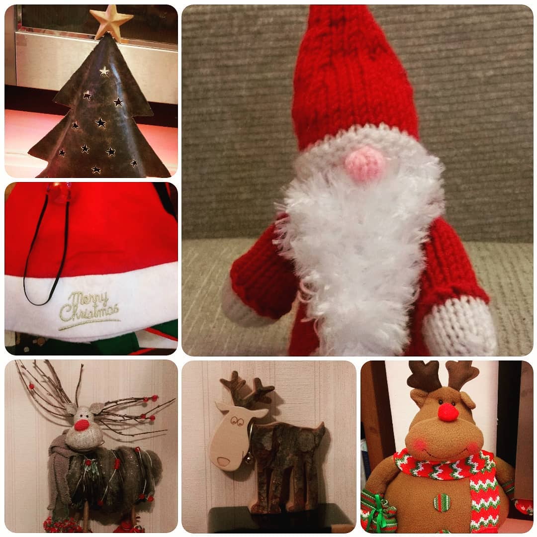 #tinseltuesday getting ready for #Christmas #christmastree #santahat #raindeer #christmasgnome #christmascountdown #decorations