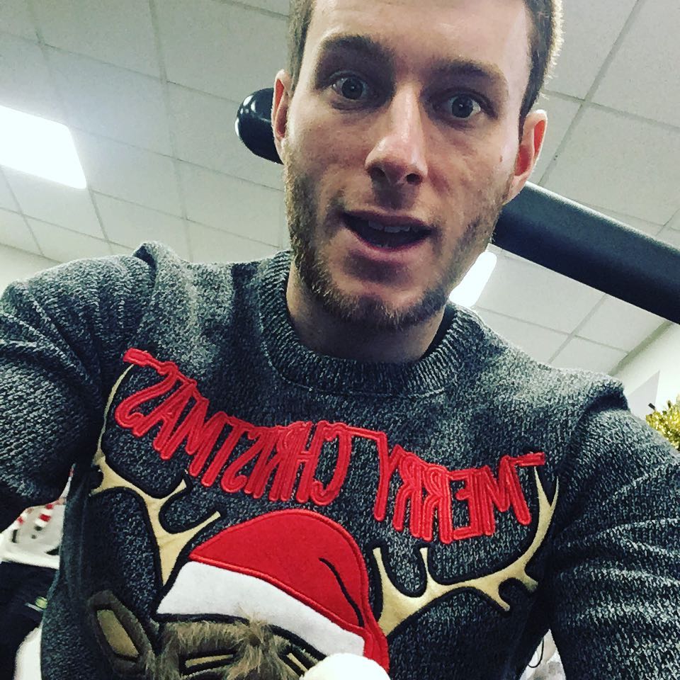 Christmas Jumper Day @motive8_north (unless you’re Jenny and Emily… #Scrooge) #merrychristmas #abouttodoaworkoutinthejumper #fitness #lovechristmas #work #workout