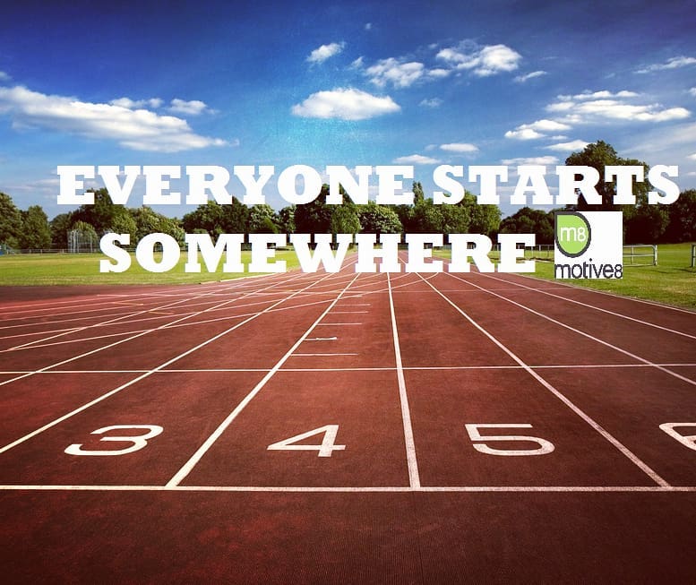 We’re not born super fit and active. We’ve all got to start somewhere! #motivationalmonday #newbeginnings #startsomewhere #getstarted #newjourney #everyonestartssomewhere #goals #goaldriven #giveitago #fitnessadvice #wisewords #truths