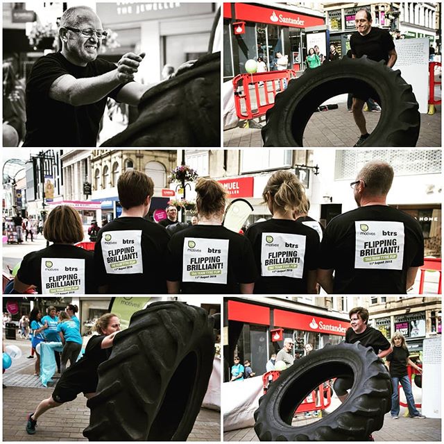 In case you missed it…We did a 7 hour tyre flip event on Saturday for @btrsacrossyorks so proud of our team. Thank you @raishasanphotography for the photos and to everyone else for their support! #tyreflipping #tyreflip #leeds #charity #flippingmad #flippingbrilliant #raisingawareness