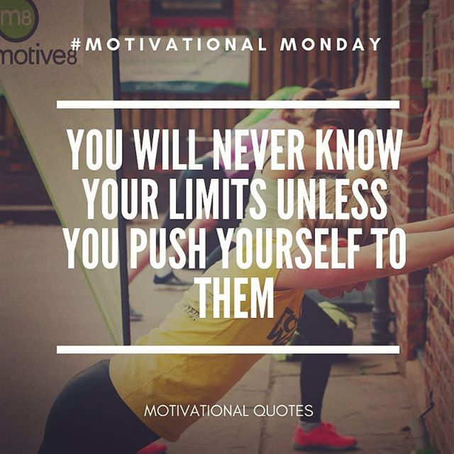 Happy Monday! Here’s some more #wisewords for #motivationalmonday #pushyourself #findyourlimit #motive8north #motivation #motivationalquotes #gymlife #fitfam #personaltrainers #personaltraining