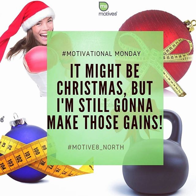 So what if it’s Christmas! Make the right kind of gains! #noexcuses #gains #therightgains #musclenotfat #christmasworkout #gymlife #motive8north #leedsgym #motivationalmonday