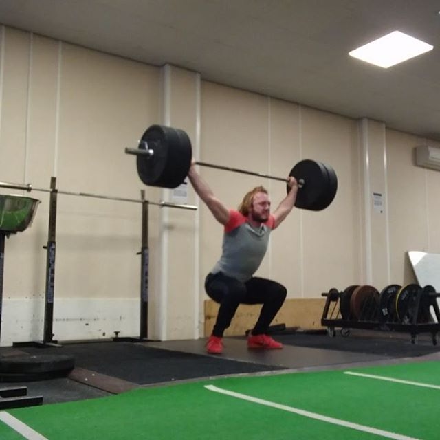 Motive8 North Coach Alex doing some weightlifting practice. Snatches at around 90% max.

Why not come and learn? 
#motive8north #motive8 #personaltrainer #personaltraining #weightlifting #weighttraining #fitnesscoach #leeds